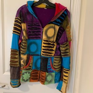 Patchwork Pixie Hooded Jacket